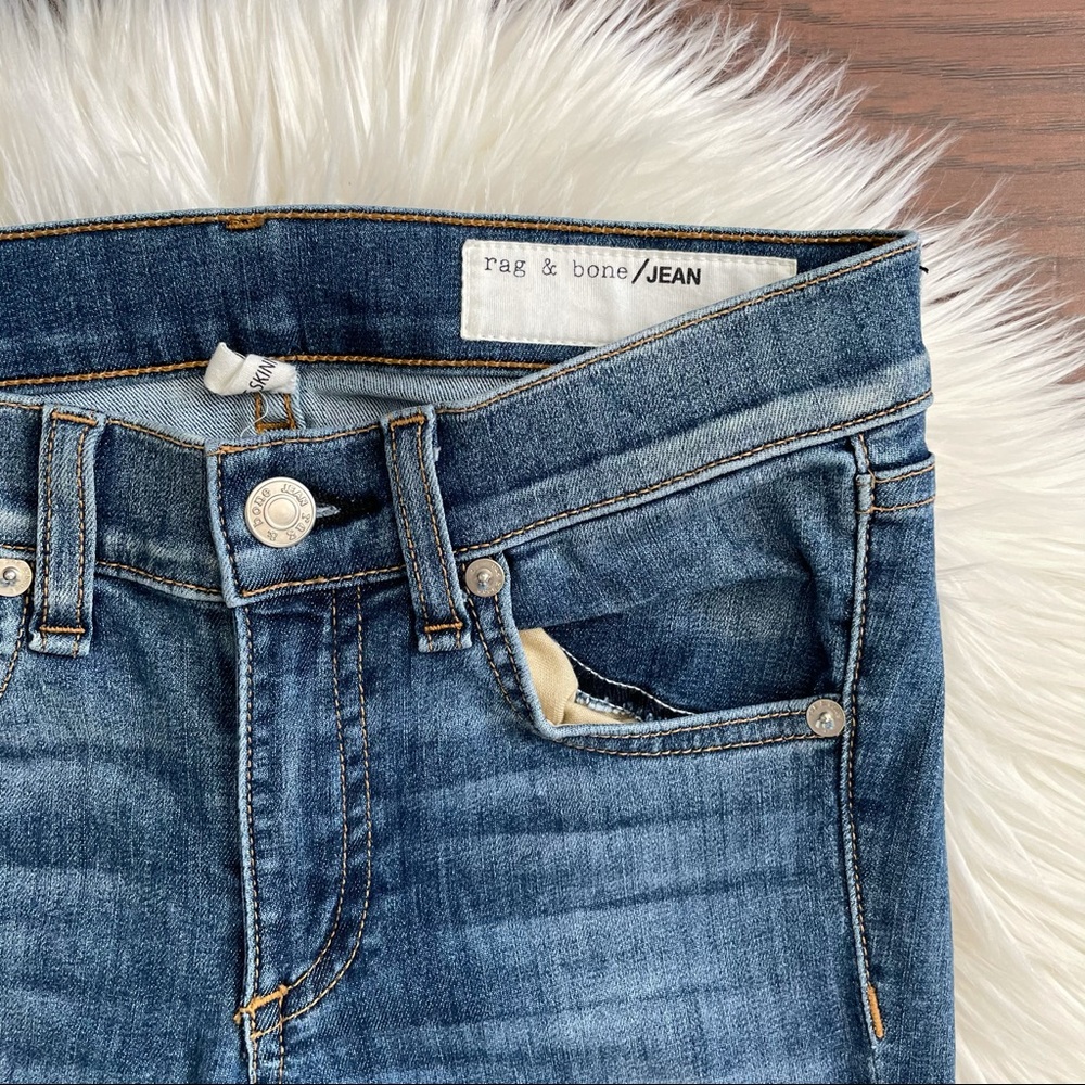 rag & bone Low Rise Skinny Ankle Jeans - Picture 4 of 4
